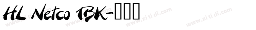 HL Netco 1BK字体转换